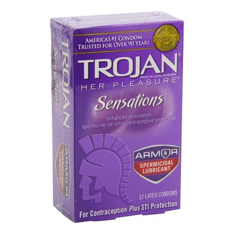 does trojan pleasure pack have spermicide